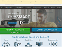 Tablet Screenshot of deltastock.com